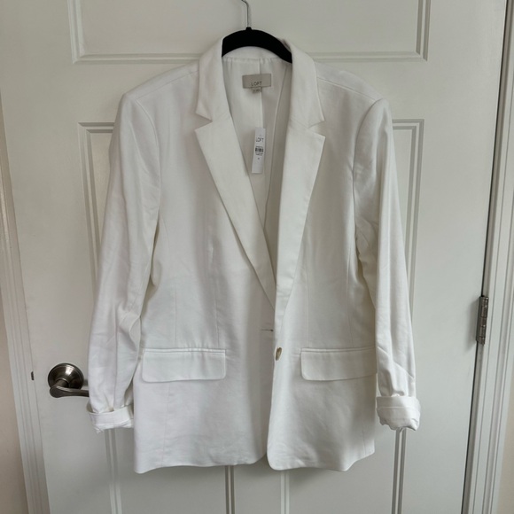 Loft modern twill blazer. Size 14. NWT! - Picture 5 of 8